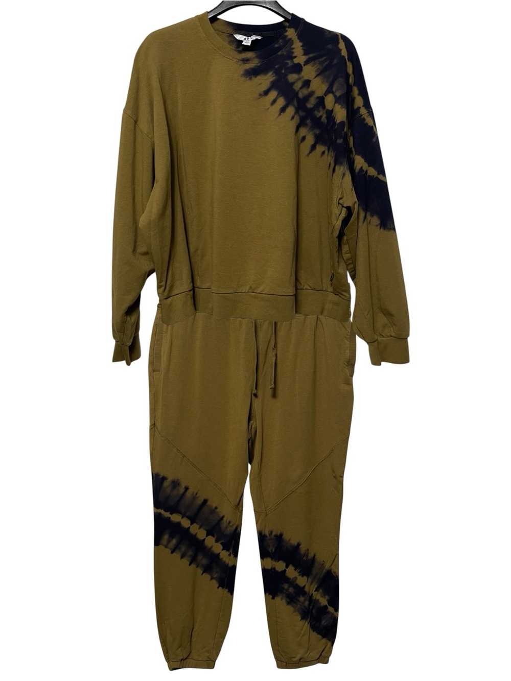 JOY LAB Tie-Dye Crew Neck 2Pc Sweat Suit L